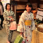 Des japonaises en kimono traditionnel