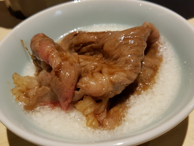 Dégustation du boeuf Matsusuka au restaurant Matsujuu