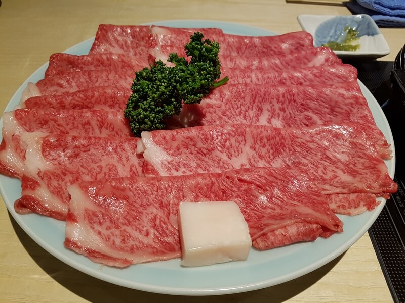 Faux-filet de Matsusaka pour sukiyaki